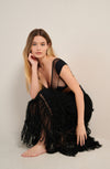 julicia black velvet and tulle petticoat