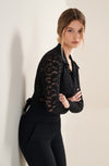 liho black lace wrap top