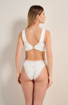 maili foam white lace bottoms