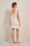 nara foam white lace tunic