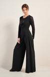 pandora wide black trousers