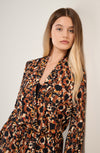 rejane long poppys print dress