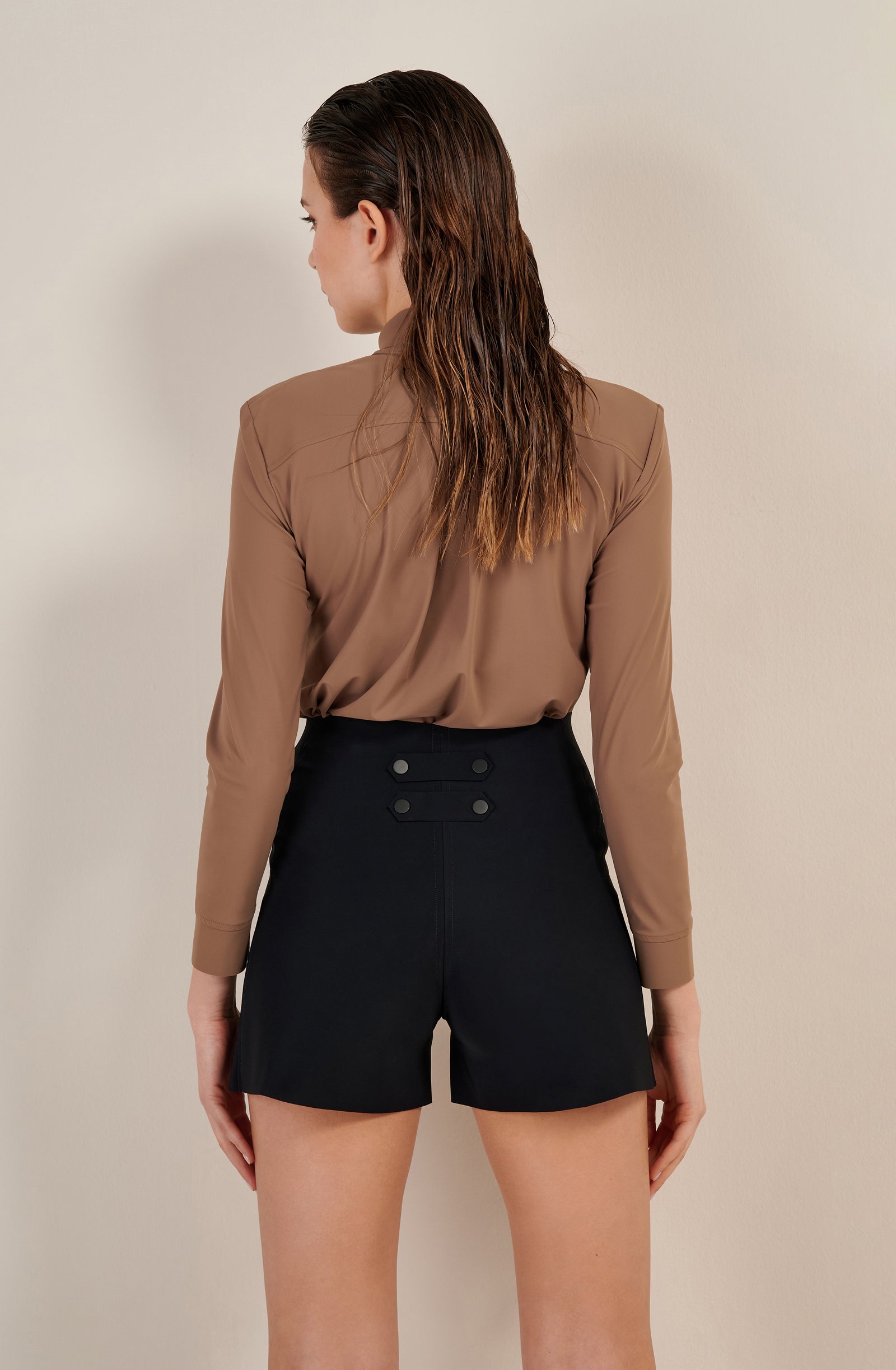 steban Short taille haute noir