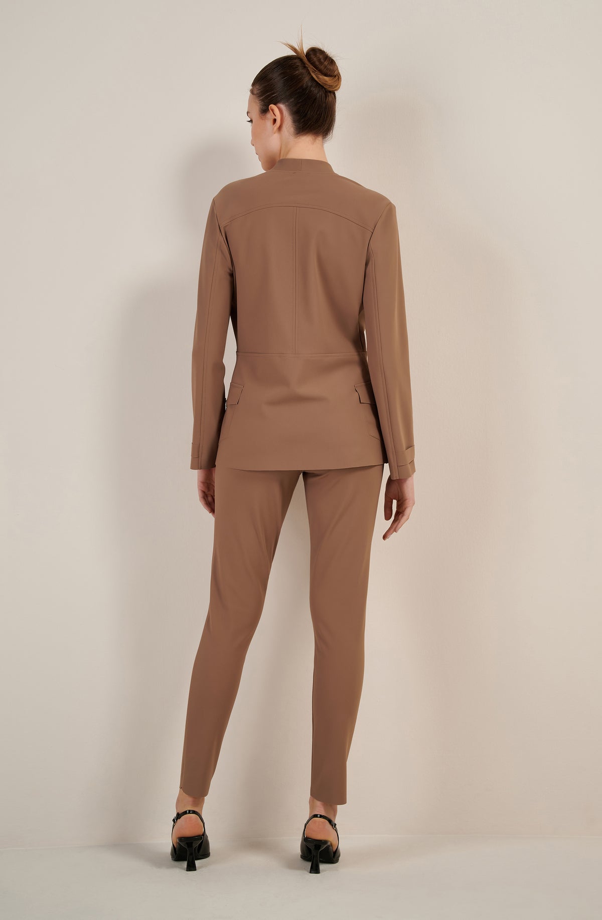 vinciane Veste saharienne taupe