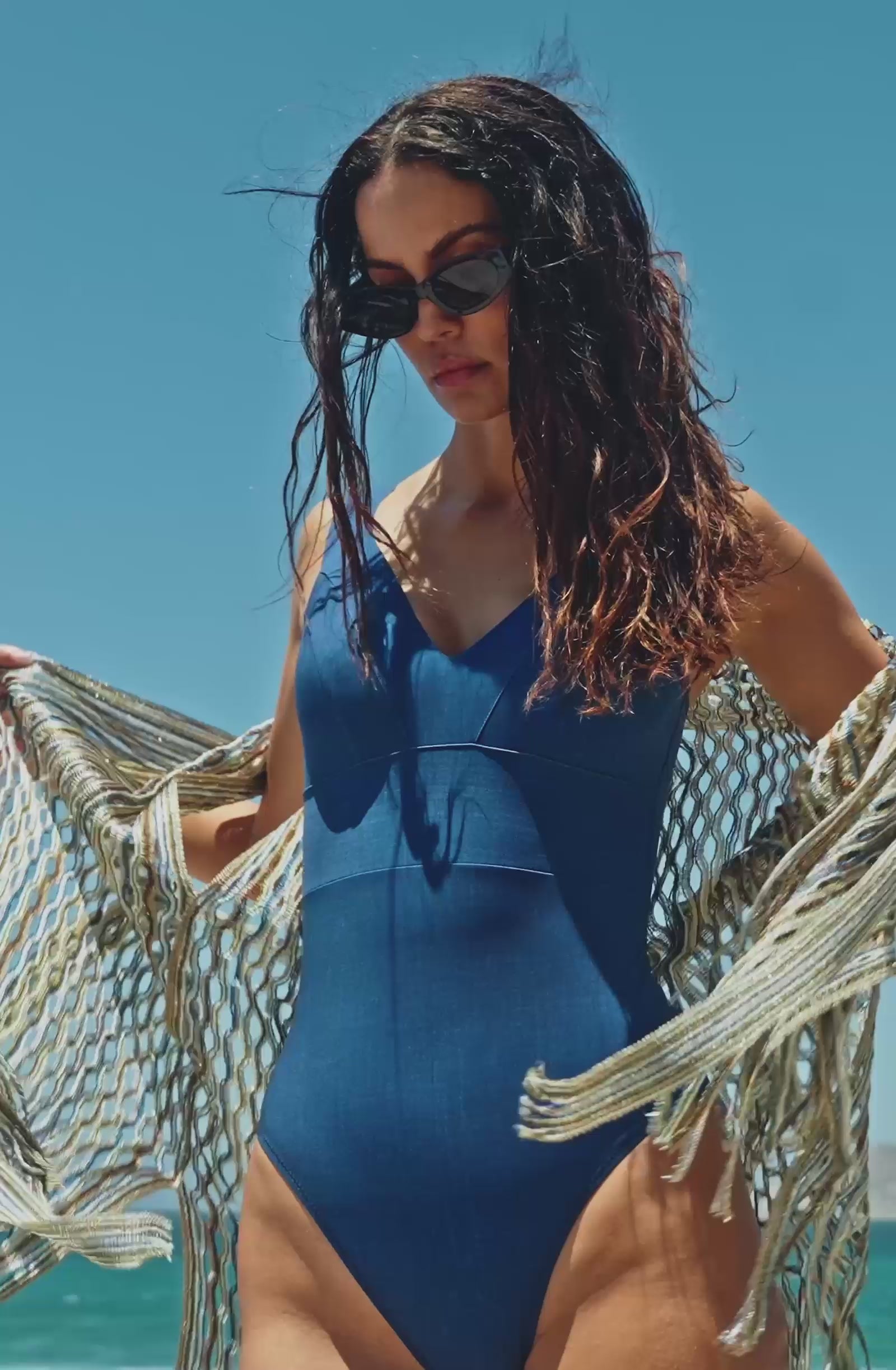 Pipper Jean racerback one-piece swimsuit