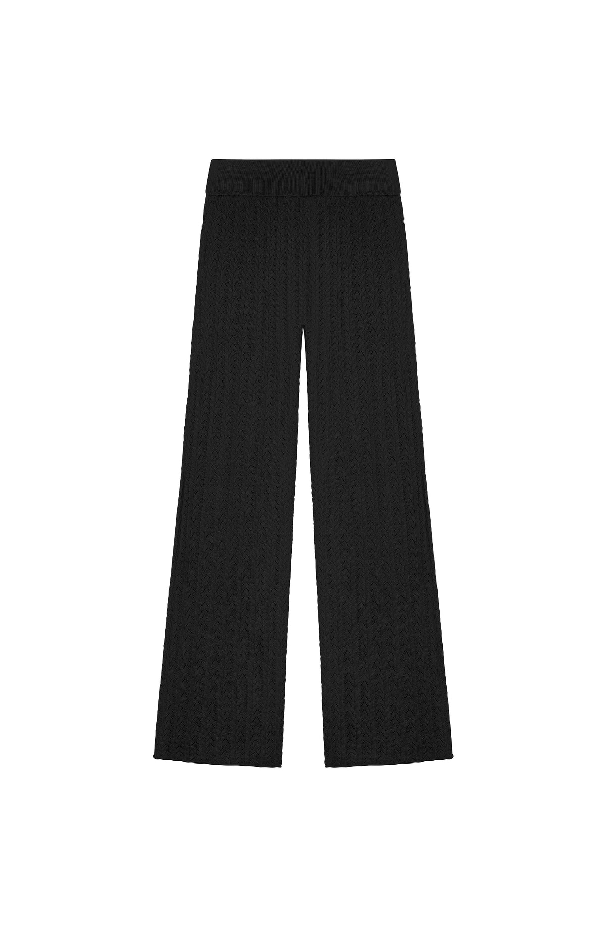issa pantalon tricote noir