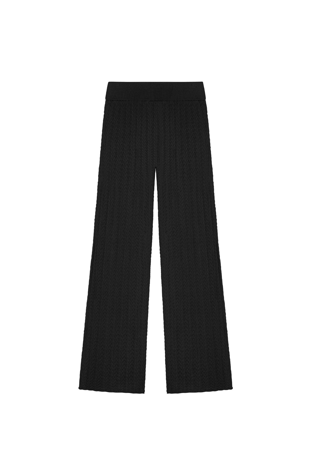 issa pantalon tricote noir