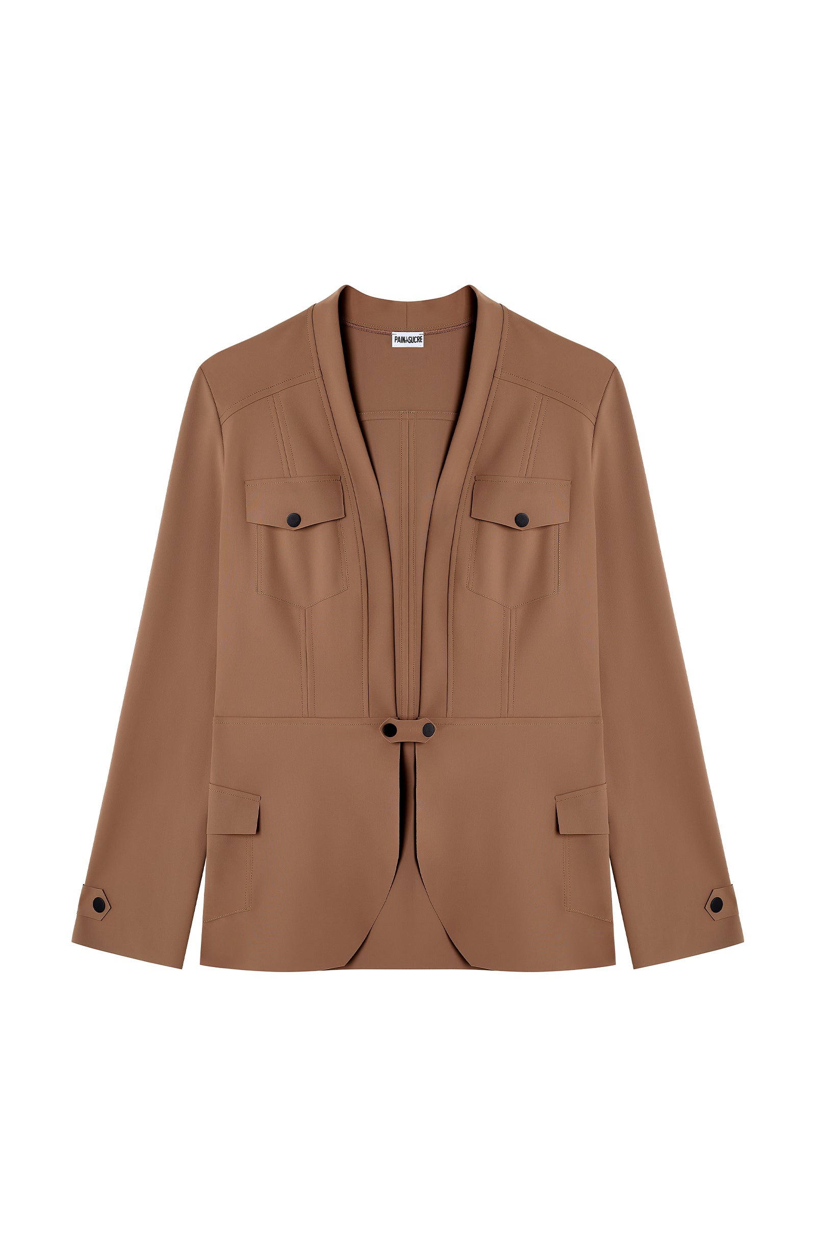 vinciane Veste saharienne taupe