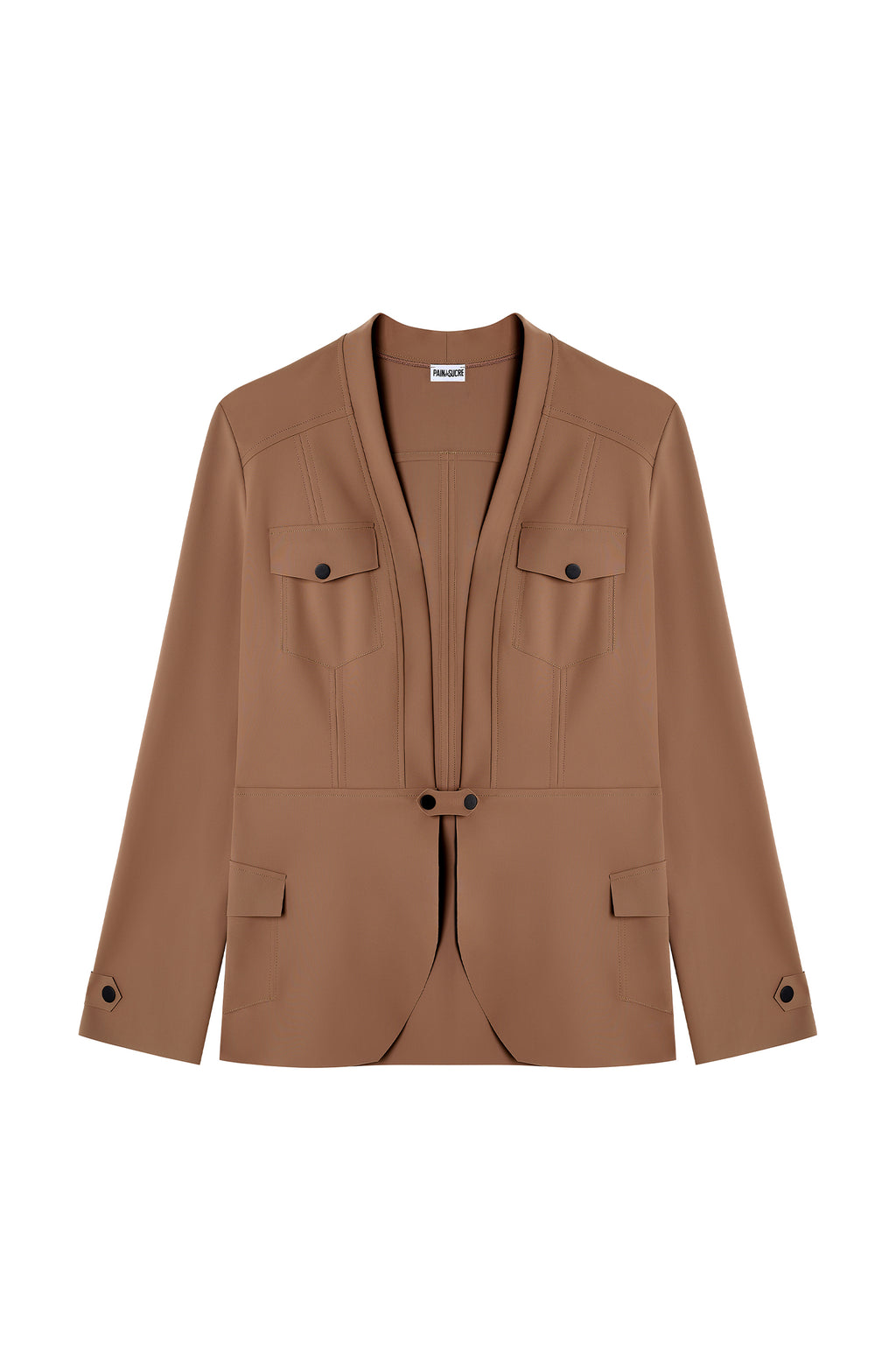 vinciane Veste saharienne taupe