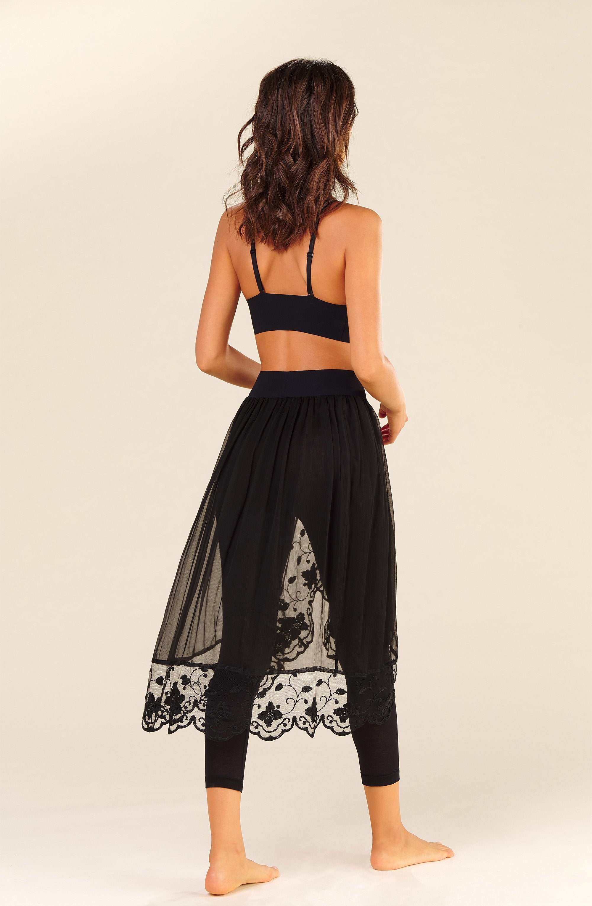 calypso jupon en voile de soie