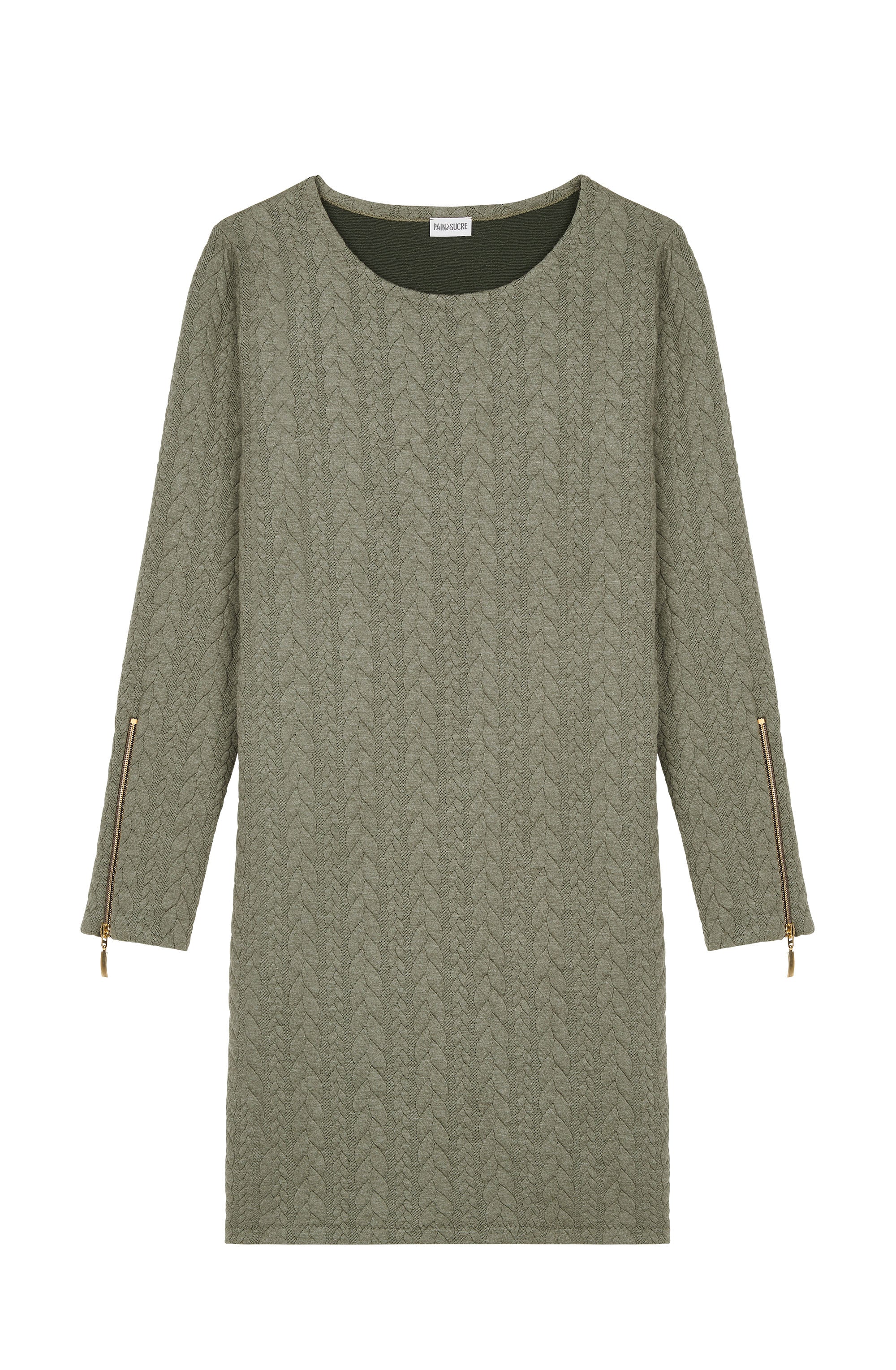 ewan robe droite vert brume