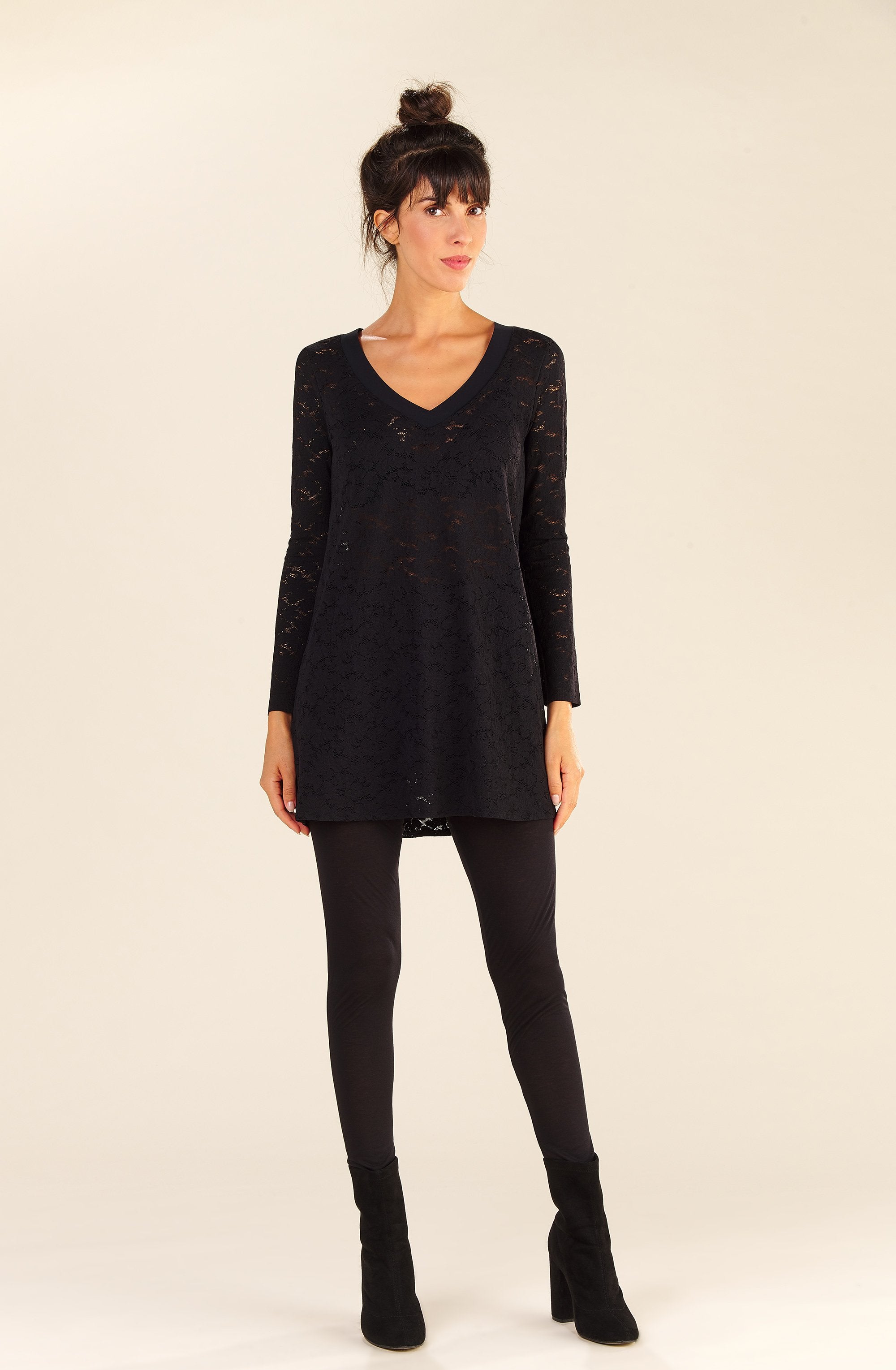 whitney tunique ample noire