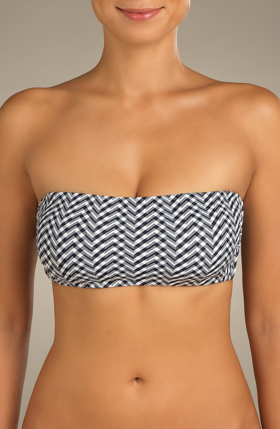 davy haut de maillot de bain a coques imprime newton