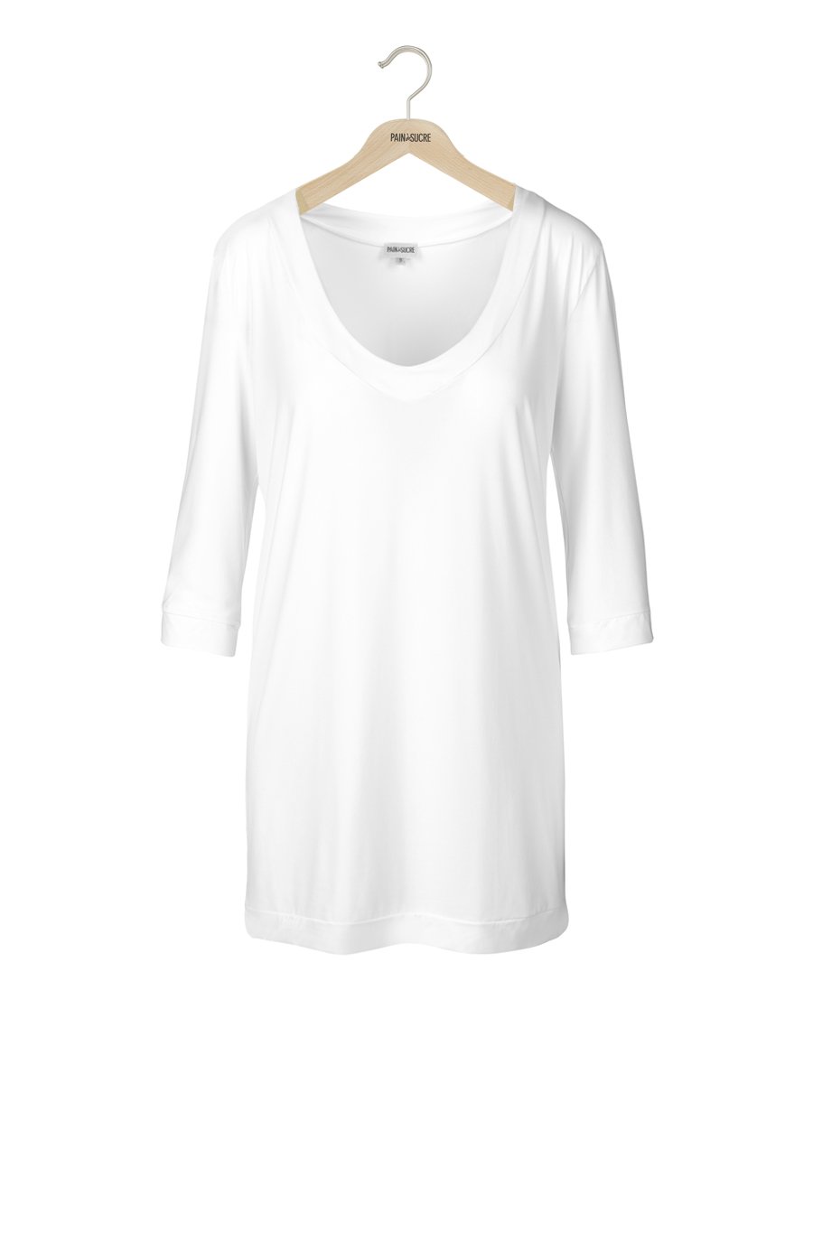 nessa robe de plage droite blanc