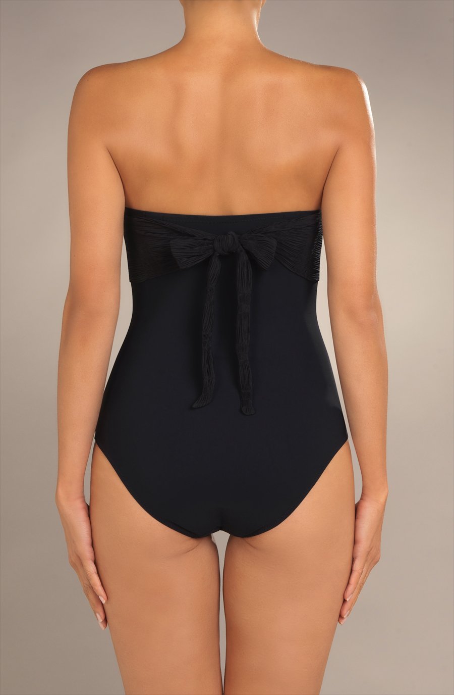 telia maillot de bain 1 piece a coques noir