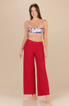 mali - Peony red beach trousers