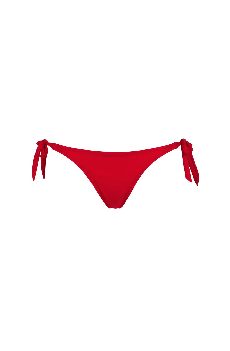 onyx red bikini bottoms with adjustable ties
