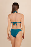 agate - Persian blue jewel push-up triangle bikini top