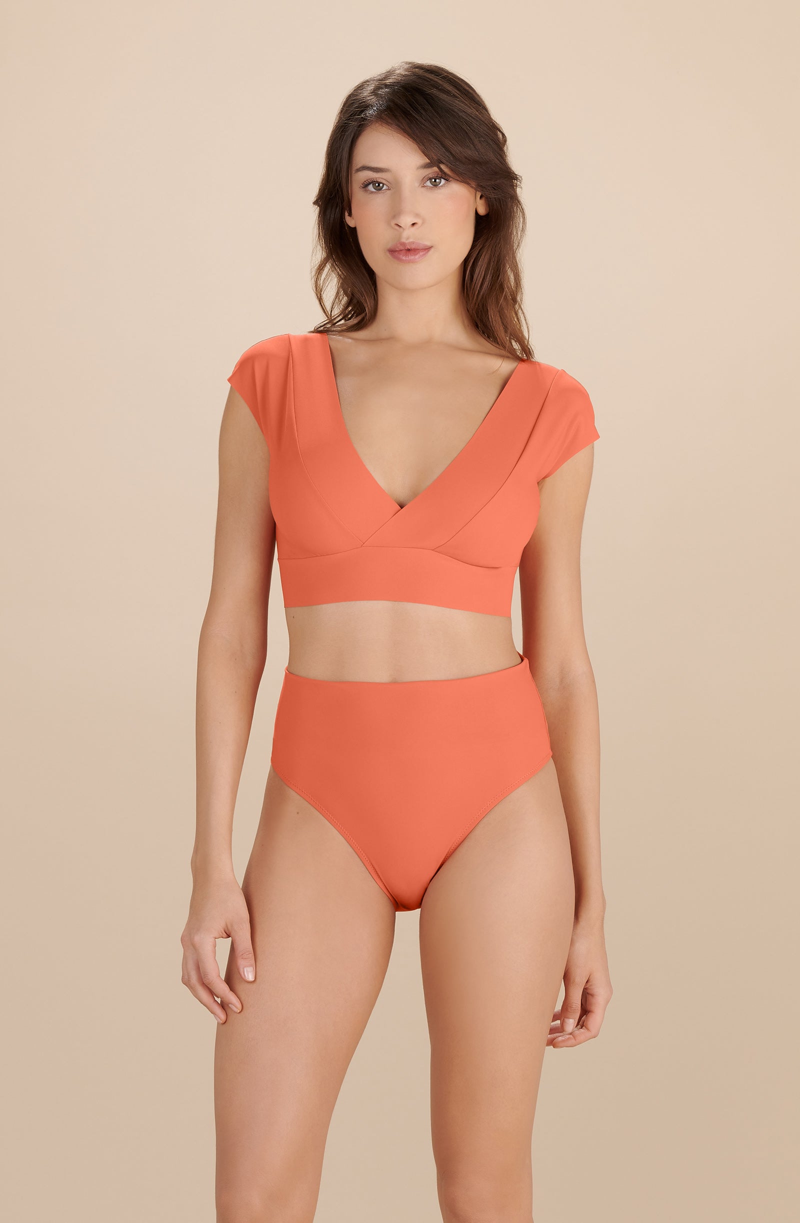 anjali paprika crop top