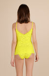 NAKO - Yellow lace top with thin straps