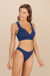naomy - Midnight blue sports bikini top