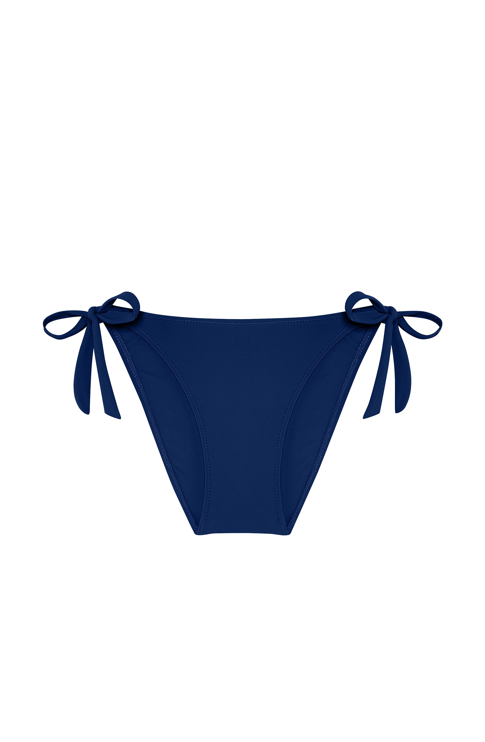 onyx - Midnight bikini bottoms with adjustable ties - Pain de Sucre UK