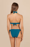 onyx - Persian blue bikini bottoms with adjustable ties