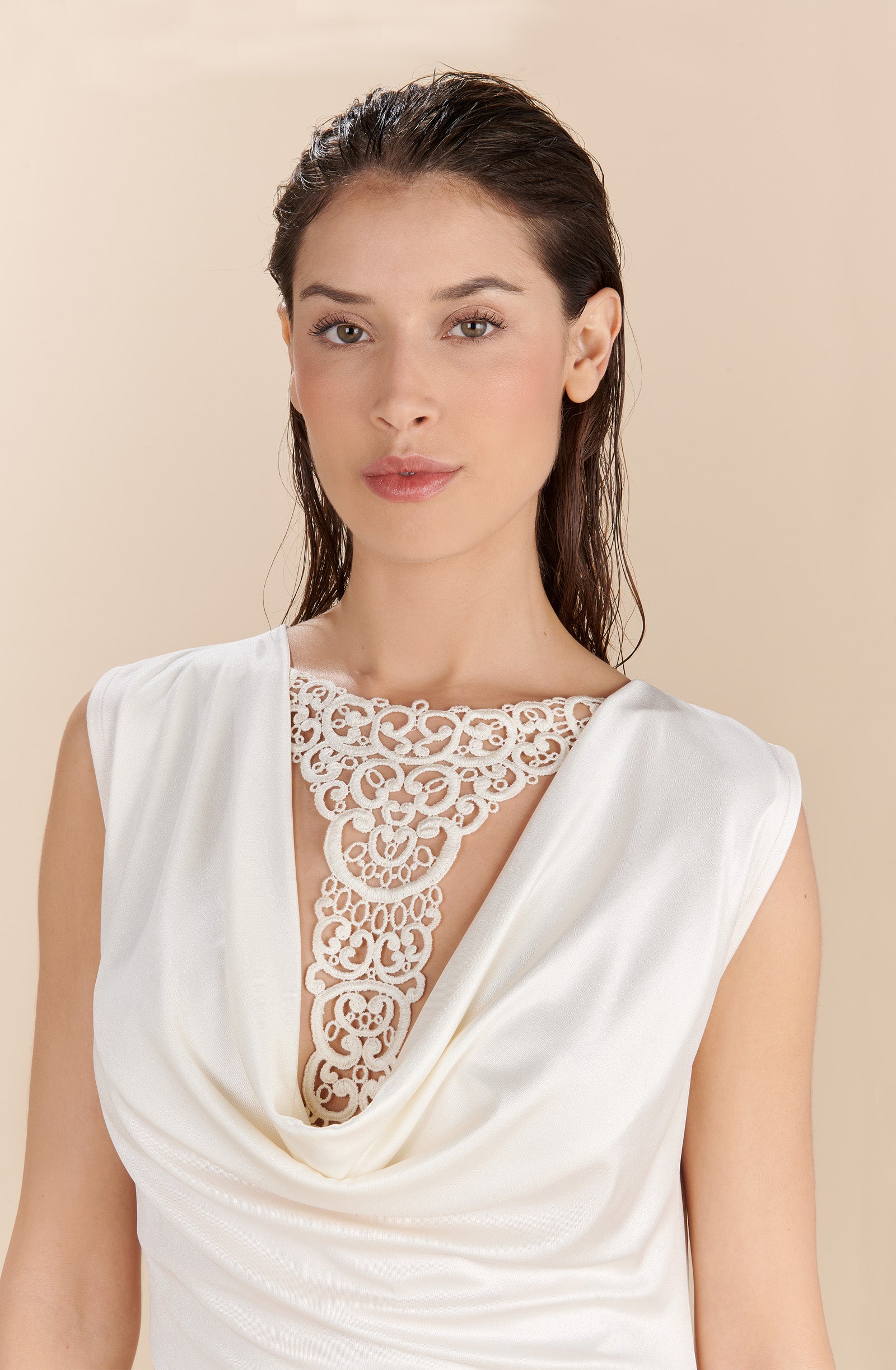 reanne long mother of pearl dress