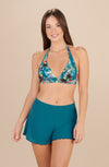 shawn - Persian blue light voile shorts