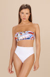 toby - Reversible high-waisted LIDO print bikini bottoms