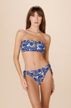 diva mo GOTCHA print bikini bottoms with ties