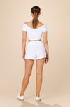 marlene White-terry-shorts