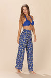 myla Loose GOTCHA print trousers in light voil