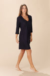 nelly Black light voile tunic