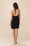 raquel straight black dress with jewels