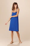 raquel straight ocean blue dress with jewels