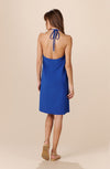 raquel straight ocean blue dress with jewels