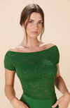 tamara Olive-green-boat-neck-top