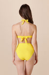 tobago Sun yellow high-waisted bikini bottoms
