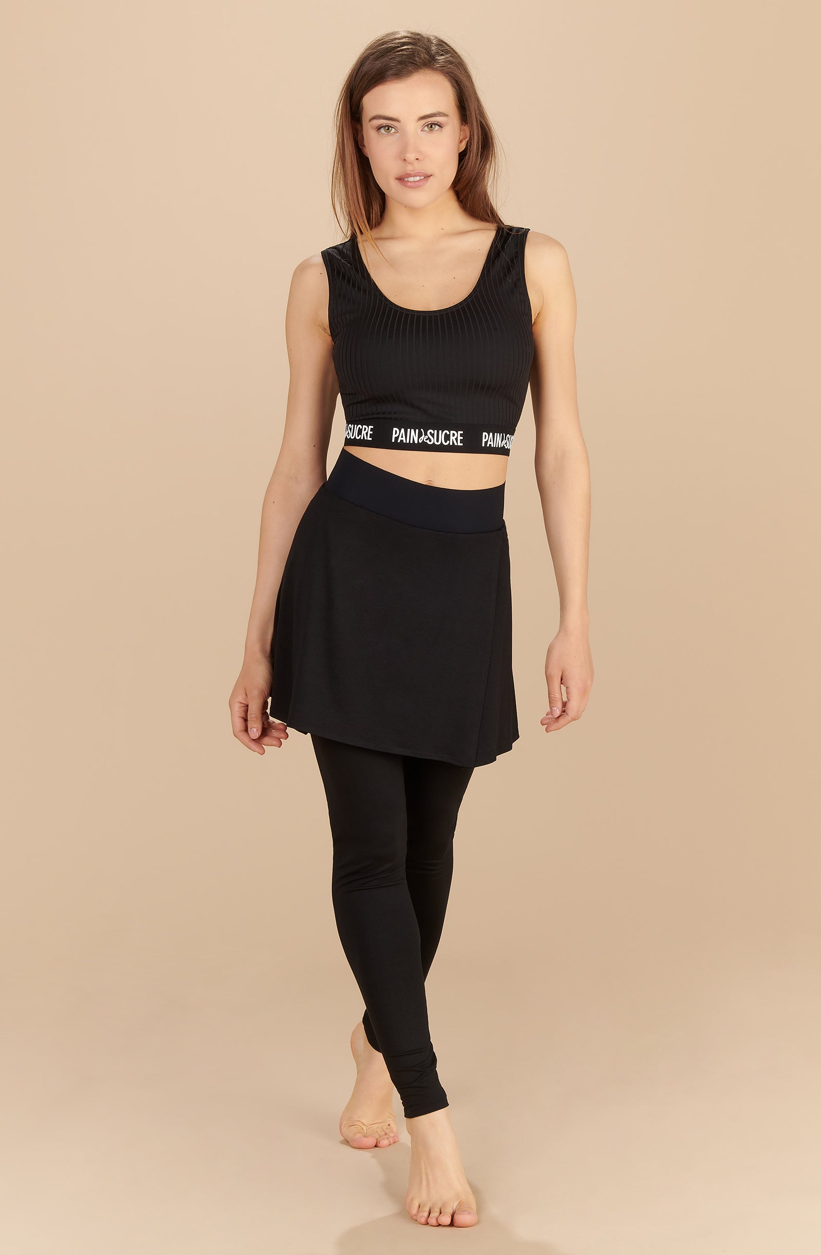 pani black skirt leggings