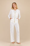 luyna foam white lace cardigan