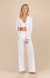 luyna - foam white lace cardigan