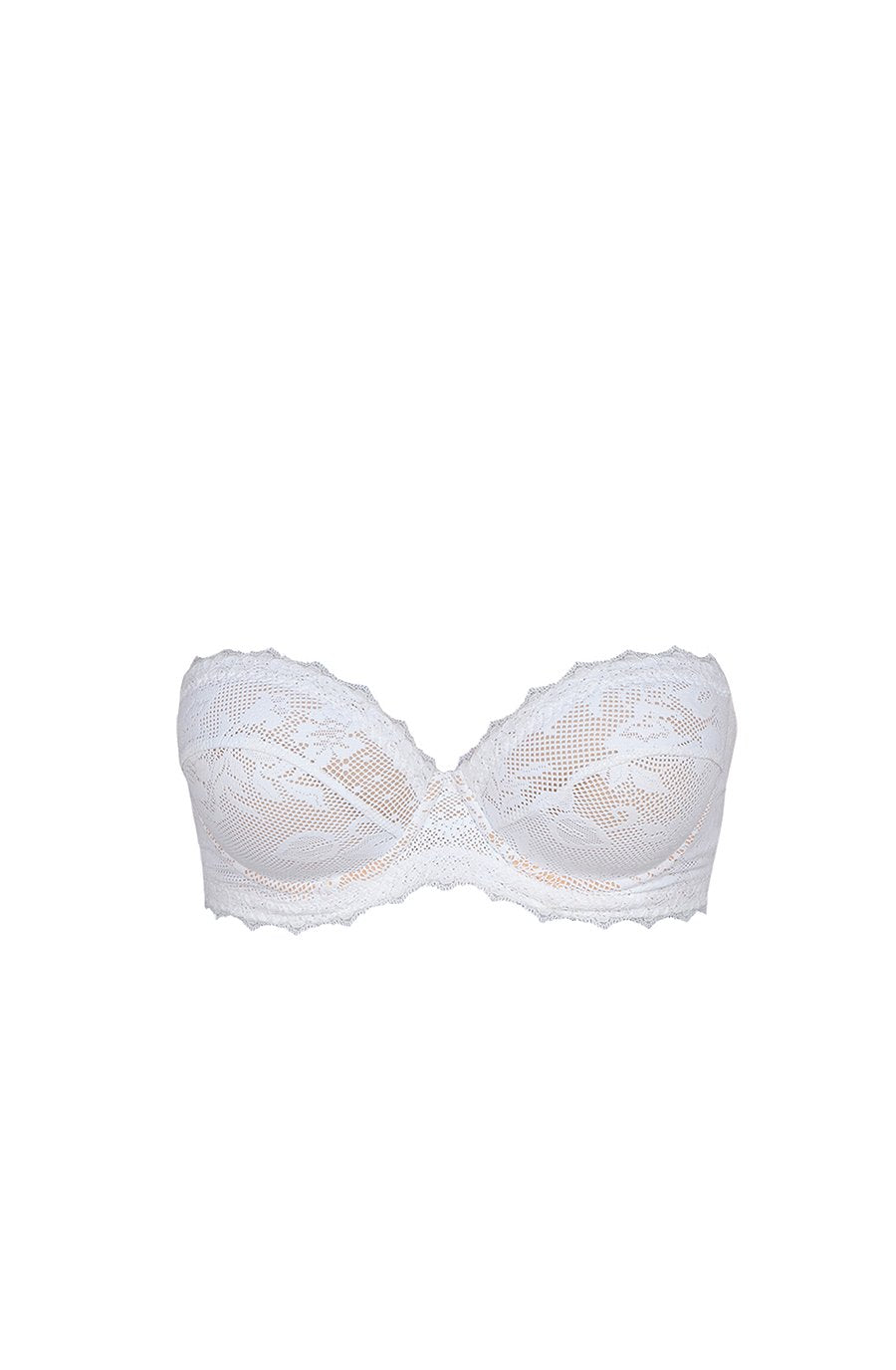 lua soutien gorge bustier blanc