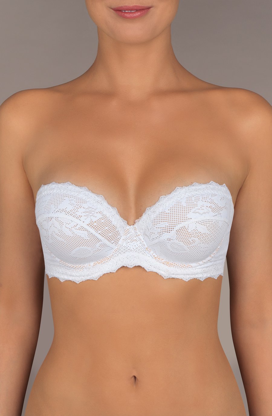 lua soutien gorge bustier blanc