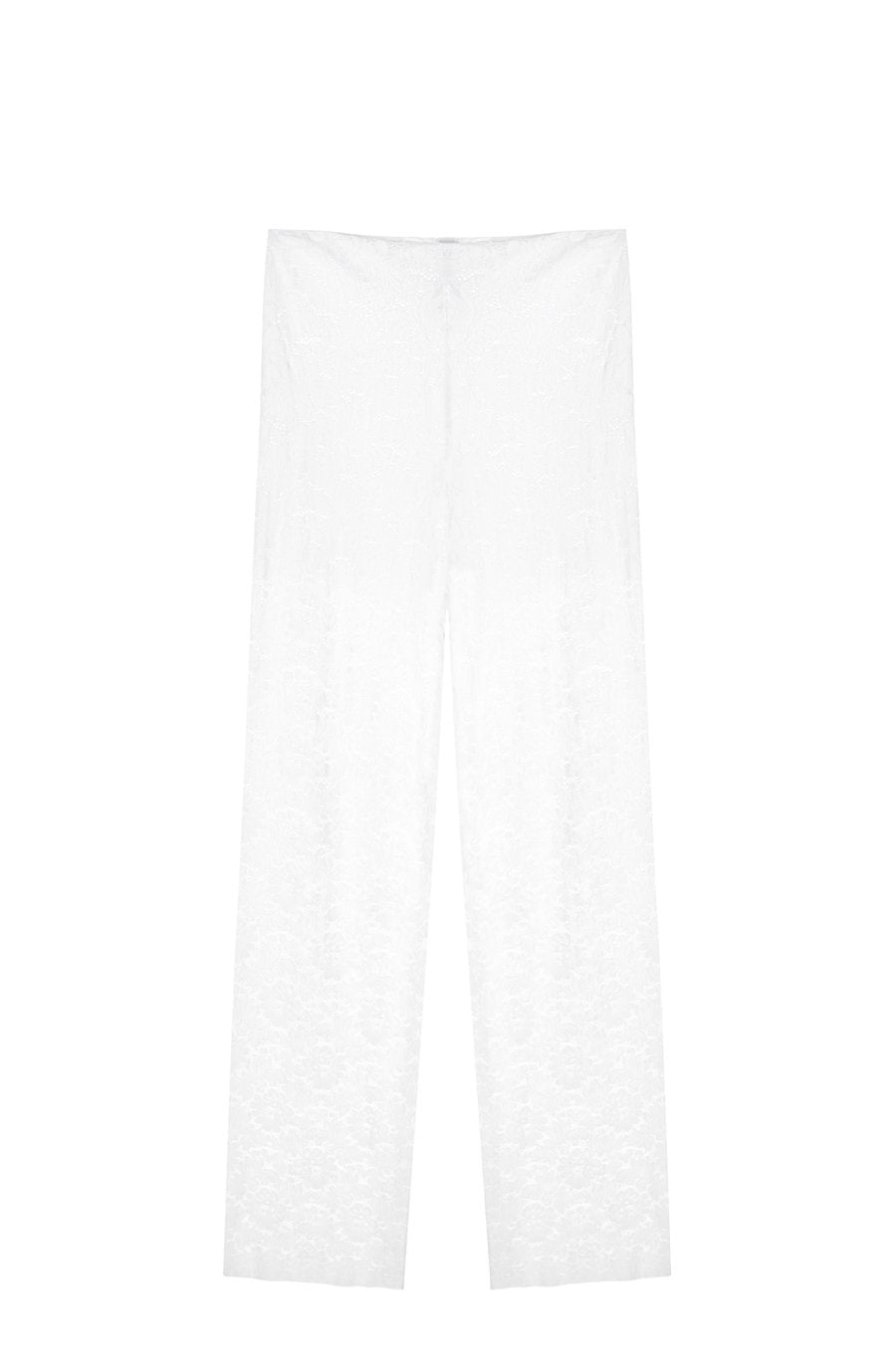 mali - Loose white lace trousers